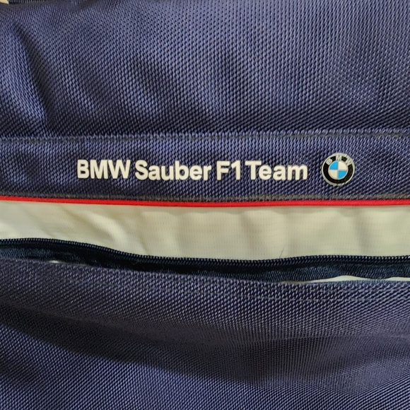 Vintage BMW Sauber F1 Racing Team Messenger Bag Shoulder Bag Travel Canvas - Picture 13 of 14
